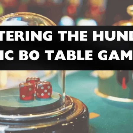 Mastering the Hundred Sic Bo Table Game