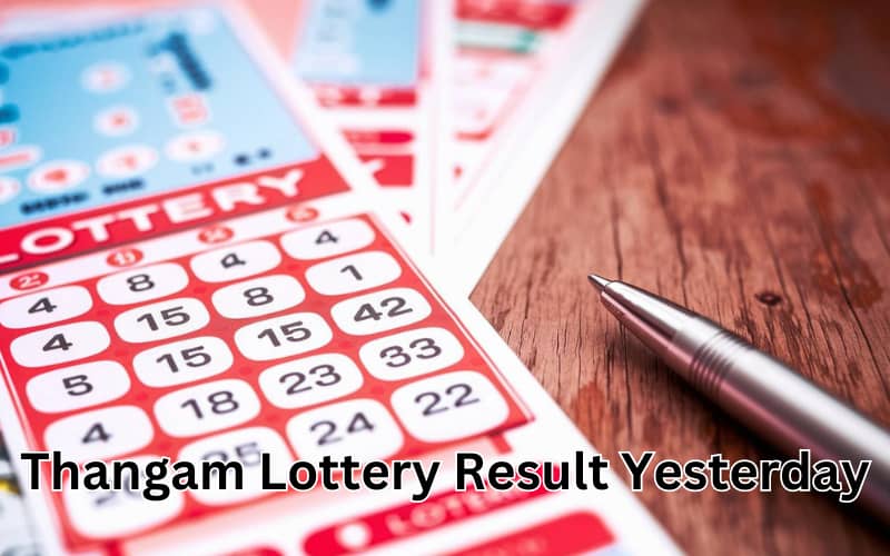 thangam lottery result yesterday