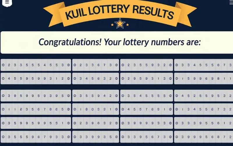 kuil lottery results