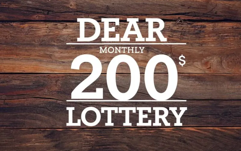 Dear 200 monthly lottery result